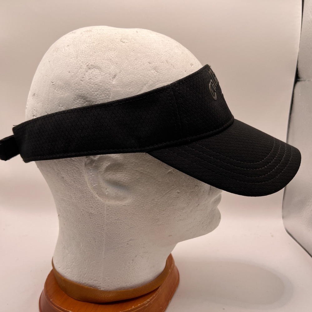 Callaway Golf Visor Black Mesh Adjustable Hat with 3D Logo - Picture 6 of 9